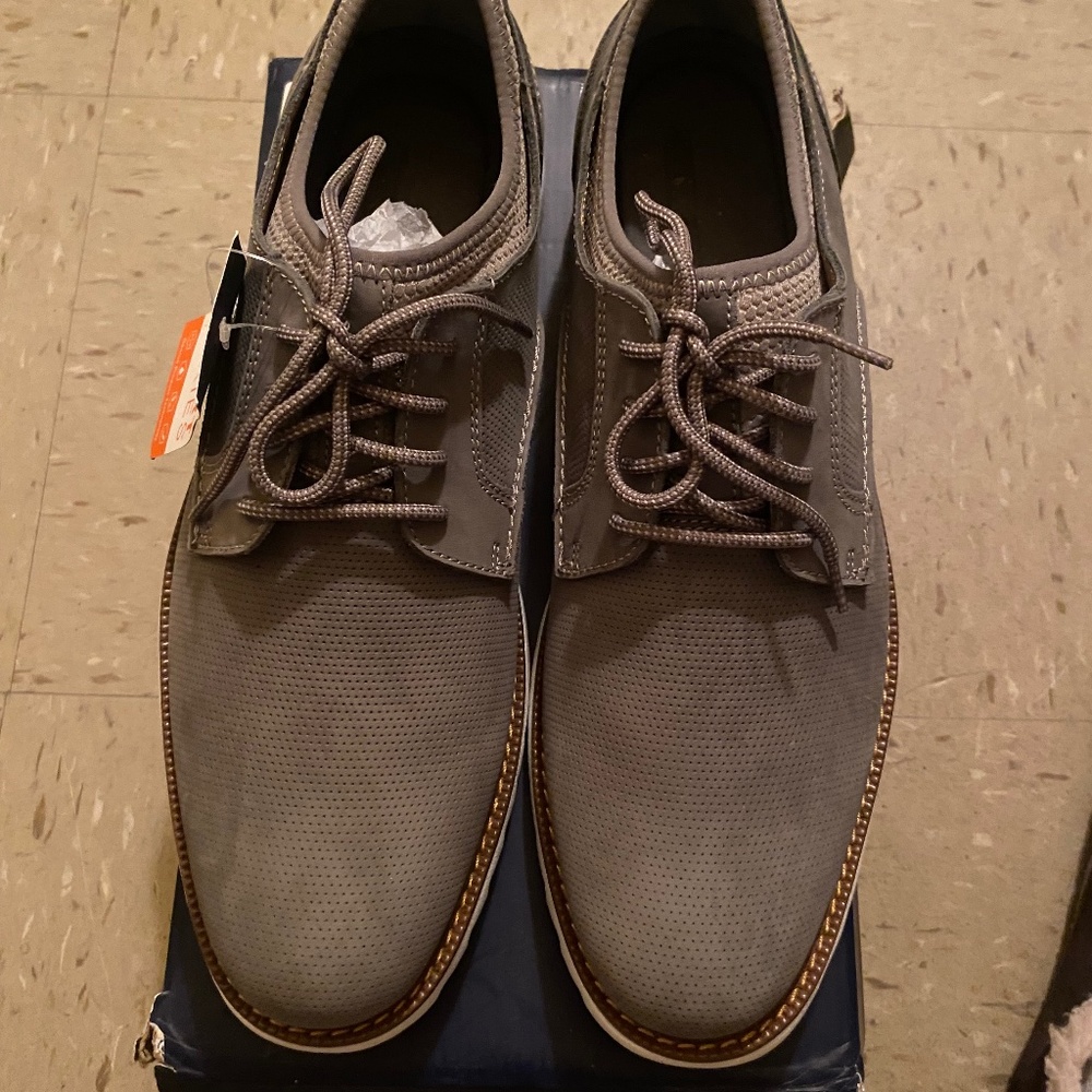 COPY - DOCKERS Men's Fleming Oxford Shoe Grey Sz 11